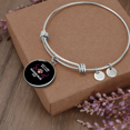 thumbnail image 3 of Bracelet de Chat Bleu Russe en Acier Inoxydable Ou en or 18 Carats, 3 of 7