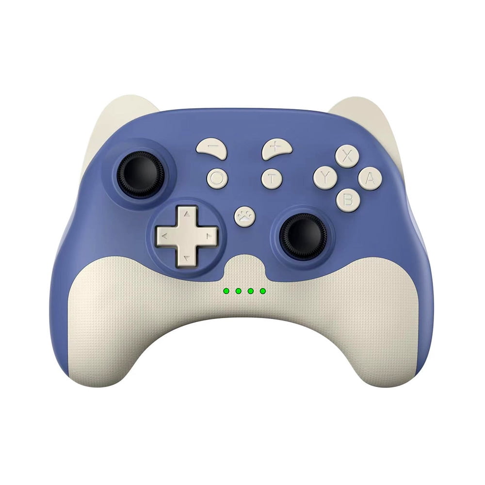 Manette Switch Pro pour Nintendo Switch/Switch Lite/OLED, Manette Sans Fil pour Switch avec Lumière LED et Fonction de Réveil, Ergonomique Antidérapante