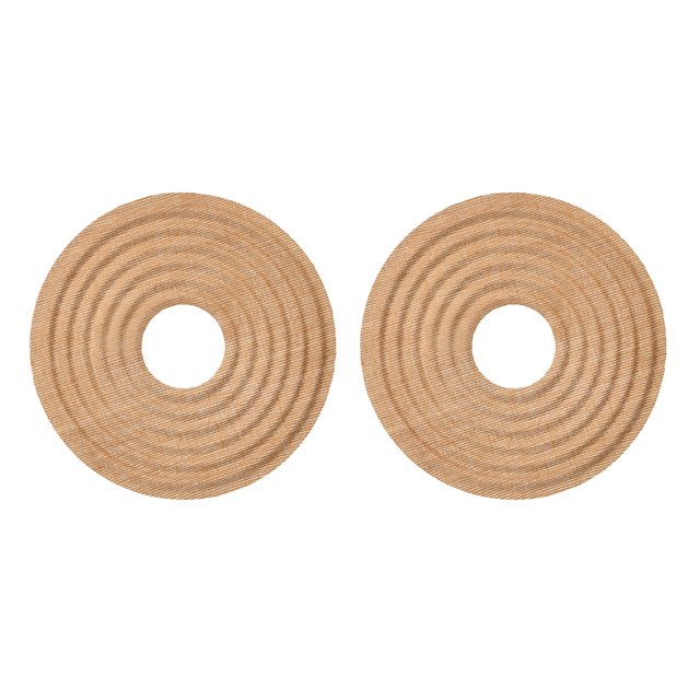 Unique Bargains 2 Pcs 4 Pieds x 1 Pieds Haut-Parleur Remplacements de Subwoofer Araignée