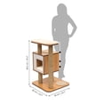 thumbnail image 4 of Catit Vesper V-Base Cat Furniture, Walnut, 4 of 6