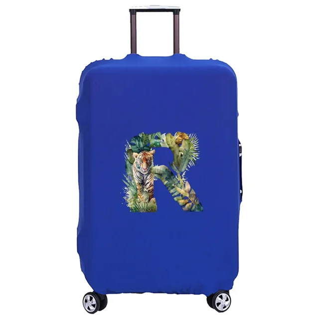 Luggage Cover Washable Case Cover Protective Case Scratch Proof Case Cover Suitable for JungleTiger Print Pattern Fits 18-32inch jungle tiger letterR XL