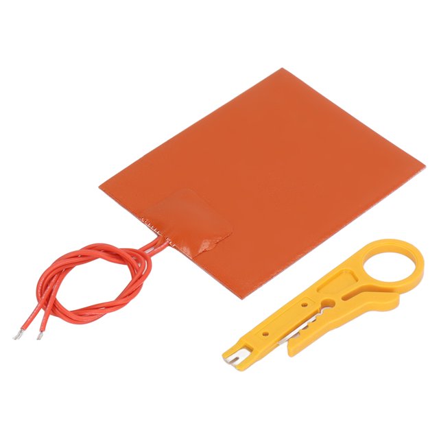 Electric Heating Pad, Electric Heating Mat High Heat Transfer Efficiency Silicone Rubber 250 Degrees Celsius Maximum Working Temperature For Iatrical Products