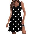 thumbnail image 1 of Penkiiy Robe pour Femmes, 2024 Robes Hawaïennes Robe de Soirée Sans Manches Débardeur L Noir, 1 of 6