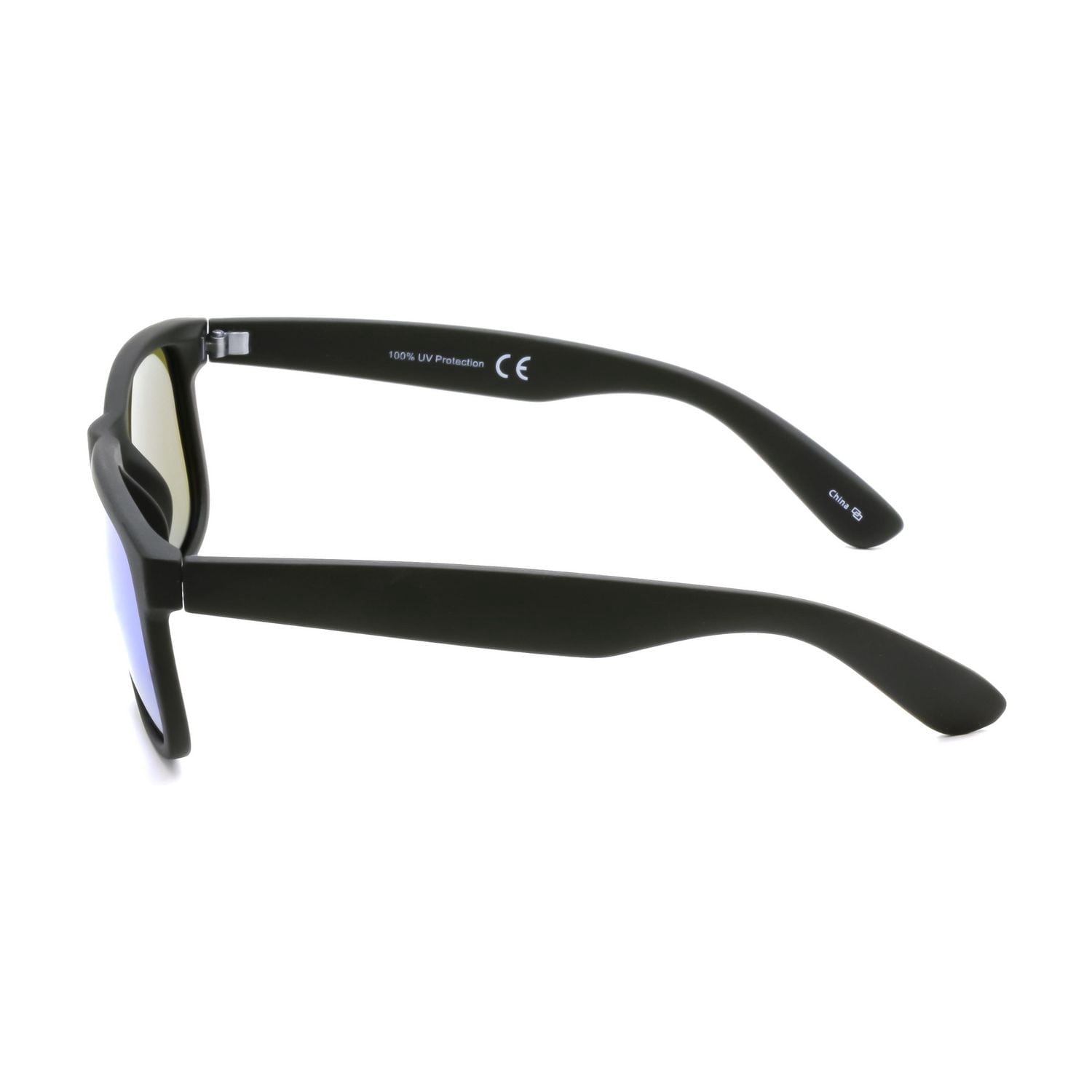 George Mens Polarized Black Square Sunglasses