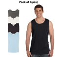 thumbnail image 1 of Comfort Colors - Camisole Épaisse Teinte en Pièce, Lot de 4 - 100 % Coton Filé à l'Anneau, Taille : Adulte, 1 of 5