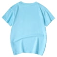 thumbnail image 4 of T-shirts à Col en V Filles T-Shirt à Manches Longues pour Enfants T-Shirt Décontracté Imprimé à Col Rond à Manches Courtes pour Filles T-Shirt Chemise Décontractée, 4 of 5