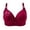 Red#women's bra no wire, variant on FAVIPT Soft Bras for Women Breathable Push Up Daily Bras Adjustable Wireless Floral Print Bra Comfort Senior Underwear Khaki,XL