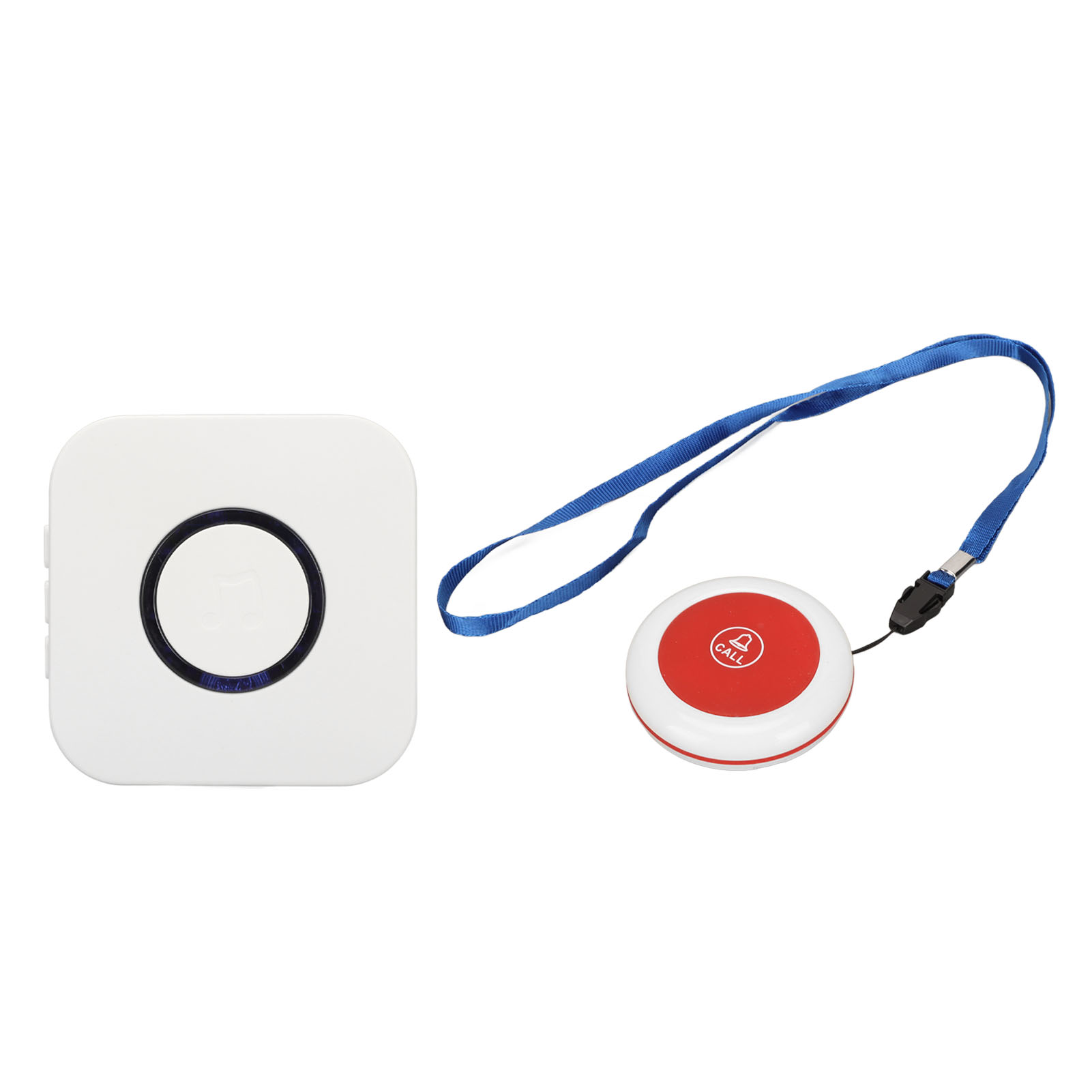 Caregiver Pager, 4Volume Long Range SOS Alert Button, Portable Waterproof Call Button Nurse Alert System for Medical Staff Patients Elderly Pregnant Women