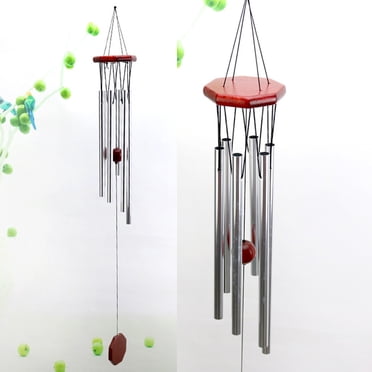 Agiferg Wind Chimes Aluminum Tubes Hanging Ornament Home Outdoor Garden Yard Decor