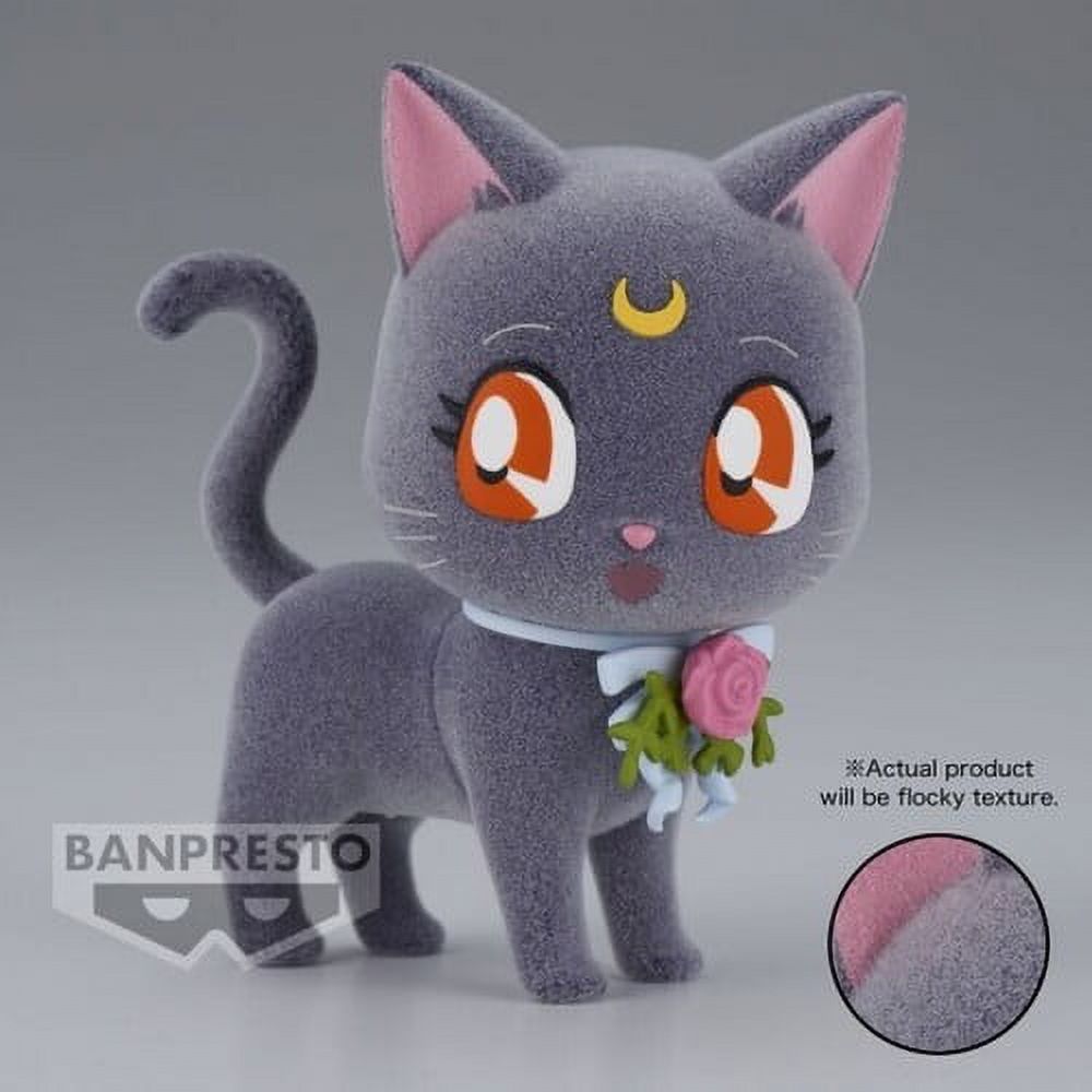 BanPresto - Pretty Guardian Sailor Moon - Fluffy Puffy - Dress Up Style Luna Figure  [COLLECTABLES] Figure, Collectible