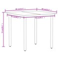 thumbnail image 5 of vidaXL 3 Piece Garden Dining Set Black, 5 of 5