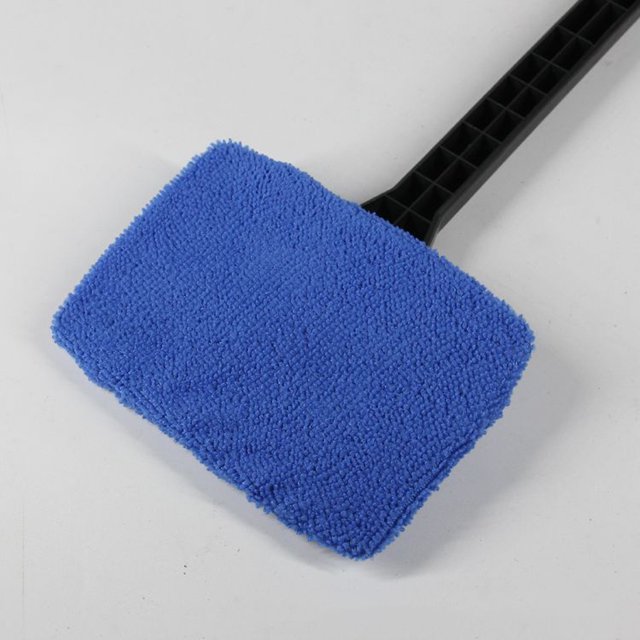 Maoww Handy Car Windshield Cleaner Automotive Window Glass Cleaning Brush Tools with Long Handle