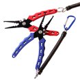 thumbnail image 4 of Portable Fishing Pliers Tungsten Blade Fishing Pliers Fishing Line Cutters Fishing Pilers with Missed Rope Storage Bag, 4 of 8