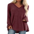 thumbnail image 1 of Plus Size Women Long Sleeve Tunic Top Pullover, 1 of 5