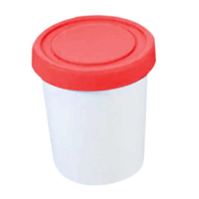 Tnarru Ice Cream Pint Cup Dessert Container Multifunction Leakproof Clear Freezer Tub Cream Pints Cup Storage Jar for Desserts Soup S