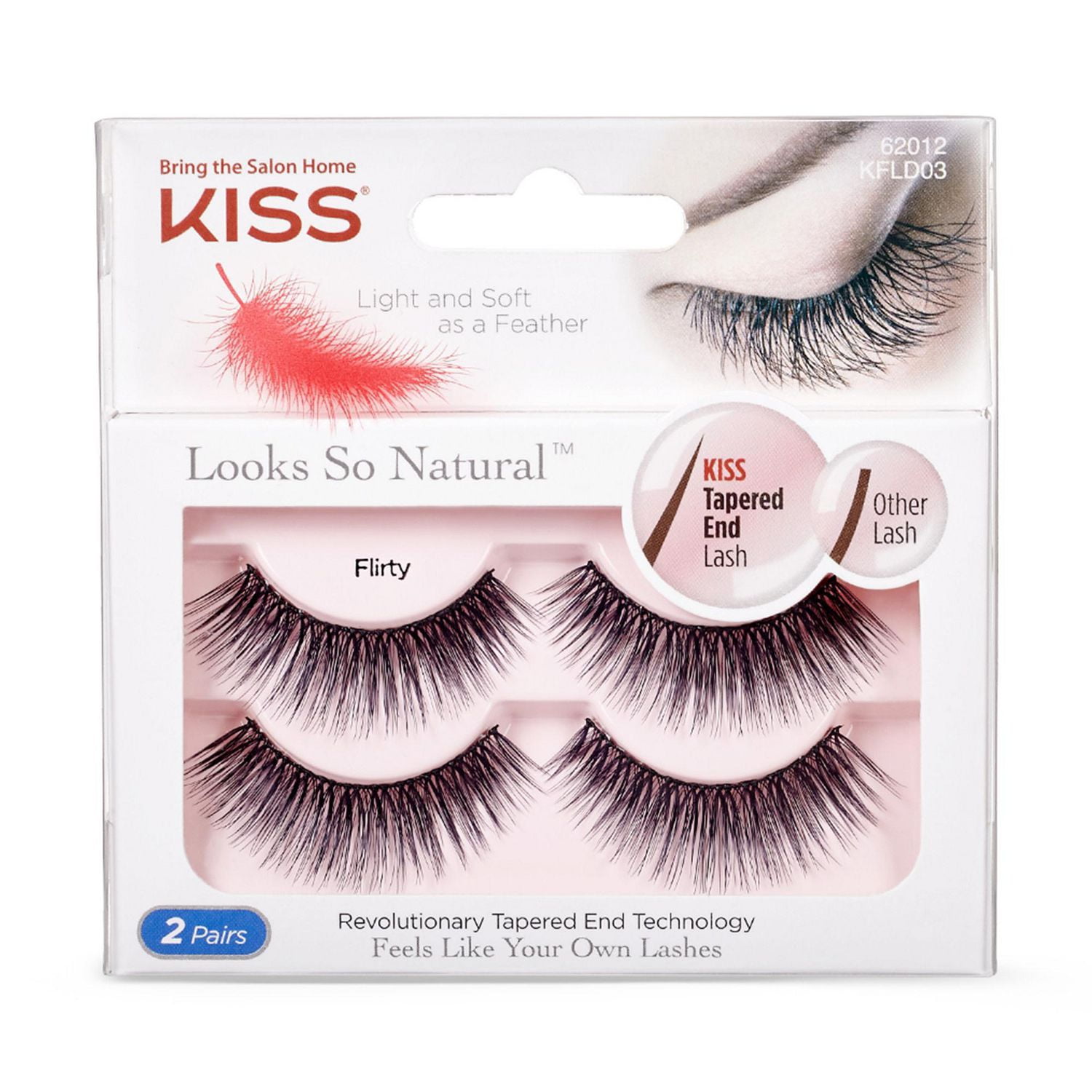 KISS : Aspect si naturel -Double emballage - Flirt