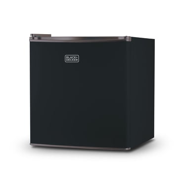 Black + Decker BCRK17B Compact Refrigerator Energy Star Single Door Mini Fridge with Freezer, 1.7 Cubic Feet, Black