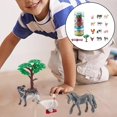 thumbnail image 1 of Mini Figurines d'Animaux Assorties Ensemble Jouet Éducatif Déco Table Miniature d'Animaux Jouets pour Enfants - 15 Pcs, Multicolore, 1 of 9