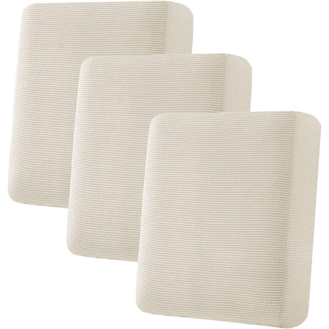 Super Stretch Stylish Cushions Covers/Furniture Cover Spandex Jacquard Small Checked Pattern Super Soft Slipcover Washable Individual