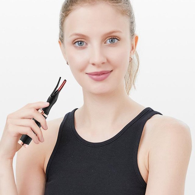 WIFKLSIIPG Recourbe-Cils Électrique Chauffage Électrique pour Modelage Longue Durée Contrôle Intelligent de la Température Portable et n'Abîme Pas les Cils Outil de Curling