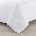 thumbnail image 5 of JML Ensemble de Literie 3 Pcs Très Grand, 1 Couette, 2 Taies d'Oreiller, Design Géométrique, Blanc, 5 of 5