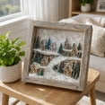 thumbnail image 3 of Sea Glass LED Light Box Wooden Frame Nautical Decor, 3 of 7