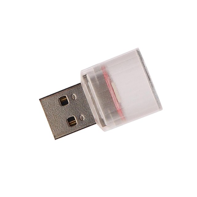Decodeary Lampe de Nuit USB Étoilée Mini Romantique Ciel Étoilé Flexible pour Fête Jaune USB Coloré LED 1Set