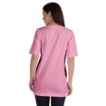 thumbnail image 3 of Inkmeso T-Shirt Basique en Coton à Col Rond pour Femmes Coupe Ample Décontracté Long Haut d'Entraînement, 3 of 8