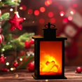 thumbnail image 2 of pitrice Portable LED Fireplace Lantern Flamless Fire Effect Lamp Lawn Porch Hallway LED for Fireplace Lamp Home Garden M Square, 2 of 9