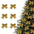 thumbnail image 2 of Outdoor Christmas Decorations,6-Piece 9cm Mini Christmas Tree Hanging Ornament Set, Small Holiday Decoration for Display, 2 of 8