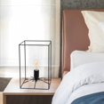 thumbnail image 4 of Lalia Home Black Framed Table Lamp with Clear Cylinder Glass Shade, Large, 4 of 4
