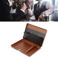 thumbnail image 3 of Holder Cigarette Case Holder Simple High Strength Crush Resistant Multifunctional Metal Cigarette Case Wallet for Men Women, 3 of 7