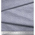 thumbnail image 3 of Soimoi Polyester Crepe Fabric Chemical Formula Education Theme Fabric Prints by Yard 52 Inch Wide, 3 of 3