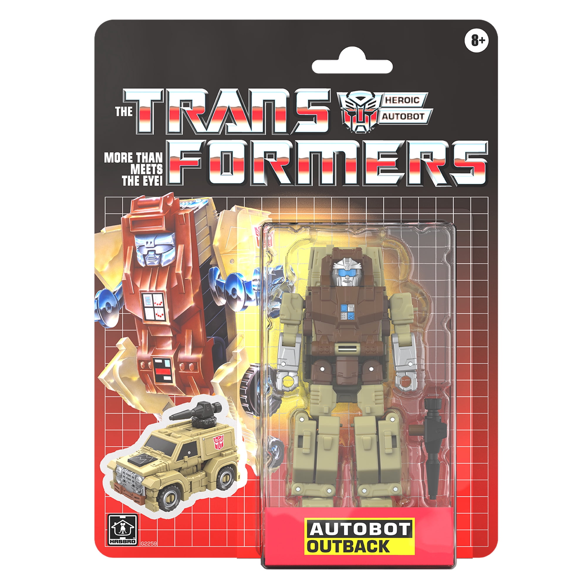 Transformers Retro Autobot Outback Action Figure