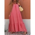 thumbnail image 3 of MesaSe Femmes Boho Floral Sans Manches Maxi Robe Décontractée Couches Libre Vacances Plage Bohème Longues Robes, 3 of 7