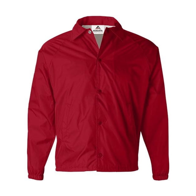 Augusta Sportswear Blouson d'Entraîneur en Nylon pour Hommes/doublé, S, Rouge