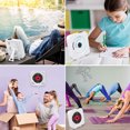 thumbnail image 3 of MEGICOT Bluetooth Portable 2600mAh Rechargeable CD Player Built-in Speakers, Wall Mountable Music Player with Dust Cover Remote Control, Support FM Radio USB Flash Micro SD AUX Play, 3 of 8