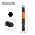 thumbnail image 1 of 1Pc Hexagon Screwdriver Bit Quick Change Impact Driver Power Drill Length 50Mm, 1 of 9