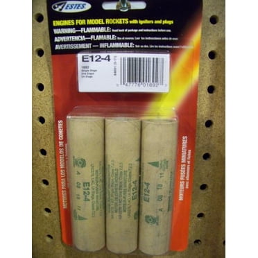 Estes EST1692 24 mm E12-4 Model Rocket Haz