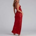 thumbnail image 4 of Fankiway Robe Longue Fendue à Paillettes à Bretelles Col en V Confortable et Polyvalente pour Femmes, Grande Taille, Robes de Plage pour Femmes, 4 of 8
