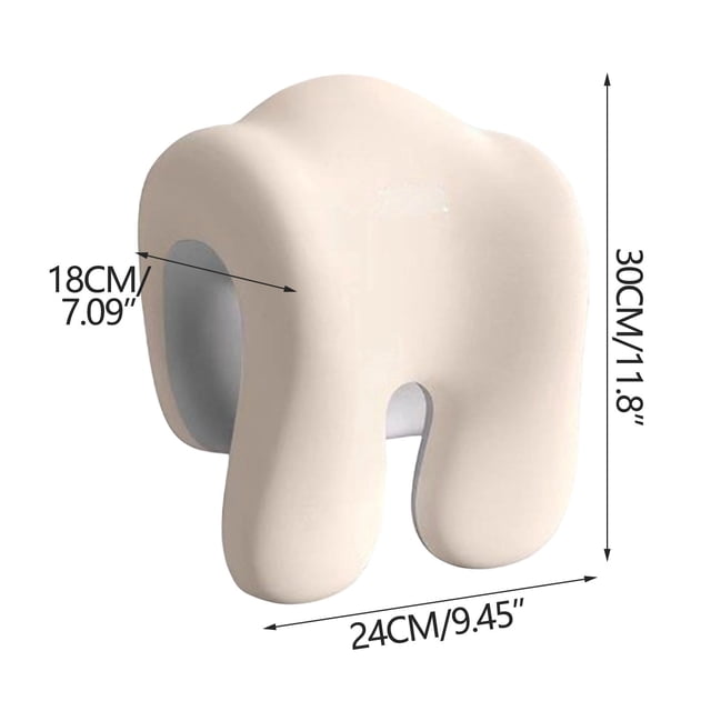 Foam Neck Pillow Supportive Pillow For Sleeping And Desk Resting And Home Use