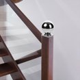 thumbnail image 4 of WHAMVOX 1Pcs Guard Rail Ball Silver Stainless Steel For Fences 6.60X3.93X3.93in, 4 of 8