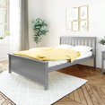 thumbnail image 1 of BEDSMART Lit Double en Bois Massif / Gris, 1 of 7