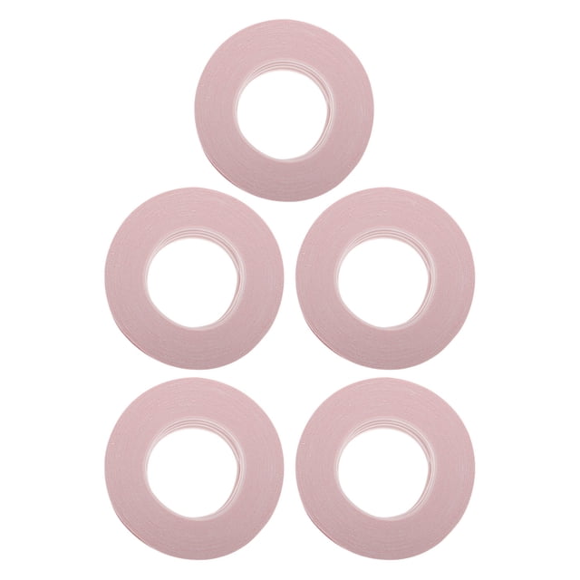 ORDDIART 5 Rolls of Pipa Tapes Adhesive Tape Pink Fix Finger Picks for Musical Instruments Accessories