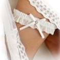 thumbnail image 1 of Elegant Wedding Suspenders for Bride with Lace Design and Rhinestone Accessory for Bridal Attire and Festive Celebrations, 1 of 3