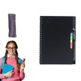 thumbnail image 2 of 5 Subject Notebook for Work Spiral Notebooks College Ruled Notebooks for Work, Schools and Journal Writing Book for Adults Note Book Journals Journal Notebook for Women, Black Gift Box +1 pen + cloth, 2 of 7