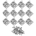 thumbnail image 1 of OUNONA 12 Pcs Connecteurs d'Angle pour Meubles avec Vis pour Fabrication de Meubles DIY, 1 of 8