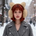 thumbnail image 4 of Winter Sports Cat Ear Earmuff Headband Cozy Windproof Ear Covers For Commuting And Outdoor Activities, 4 of 4