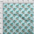 thumbnail image 2 of oneOone Cotton Flex Fabric Leaves|Bird & Floral Block Print Sewing Fabric BTY 40 Inch Wide, 2 of 4