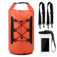 thumbnail image 1 of 15L Waterproof Dry Bag with Phone Case Bag Roll Top Dry Sack For Kayaking Boating, 1 of 8